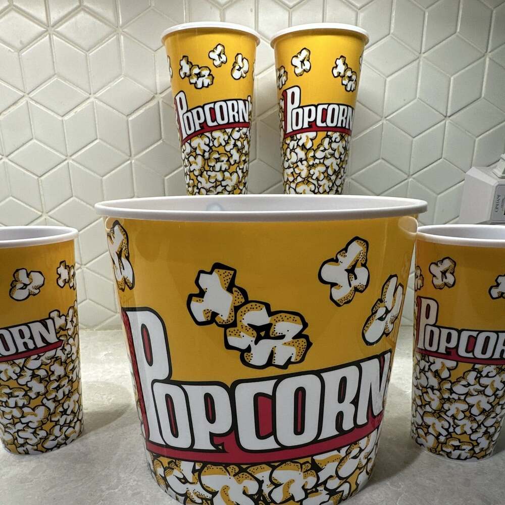 Teenage Sex & Death @ Camp Miasma Popcorn tumblers Horror Vintage Retro Vibe
